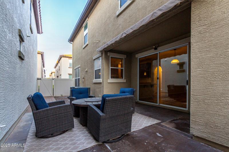 Private Patio w/ Awning