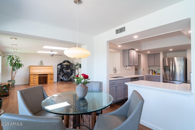 Open Dining, Kitchen and Game Room