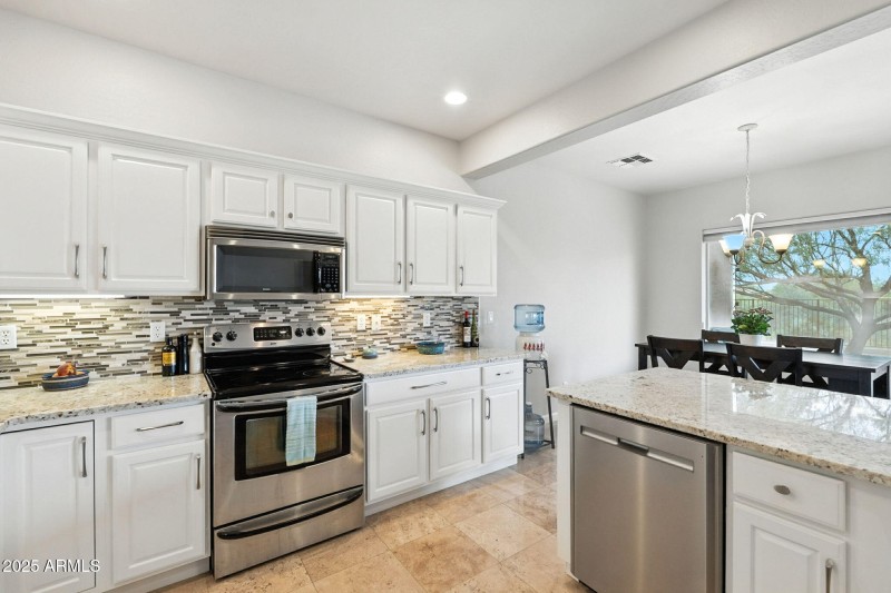 Granite-Tile Backsplash