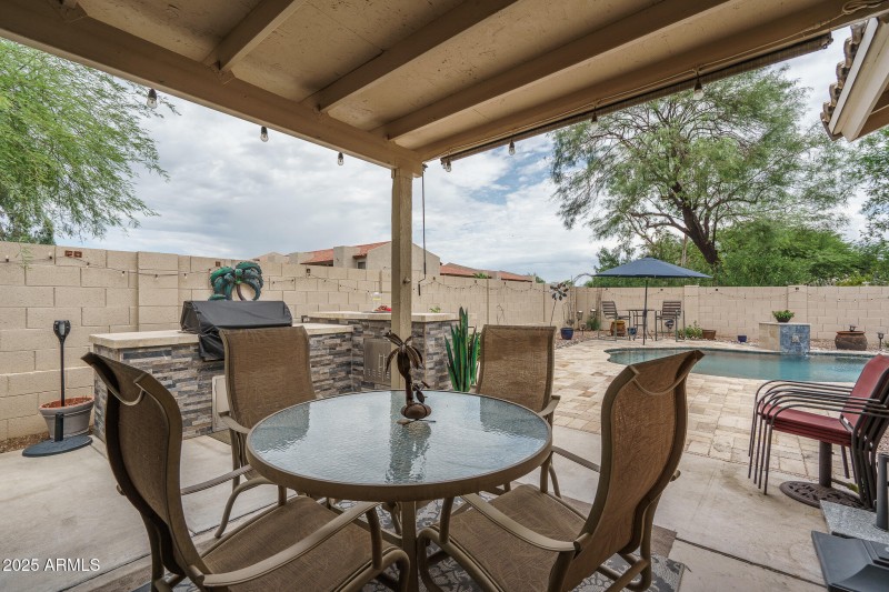 21) BACK PATIO