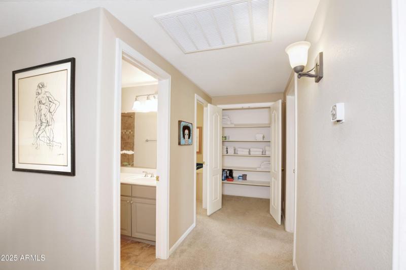 Upstairs Convenience Closet