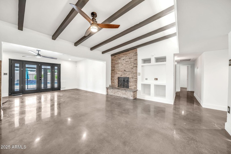 Open concept looking toward back yard