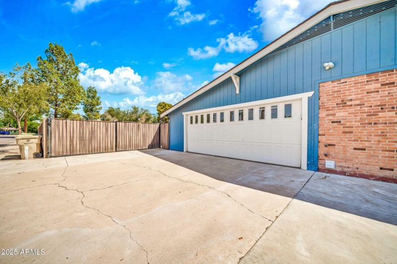 Garage - Side View of Home