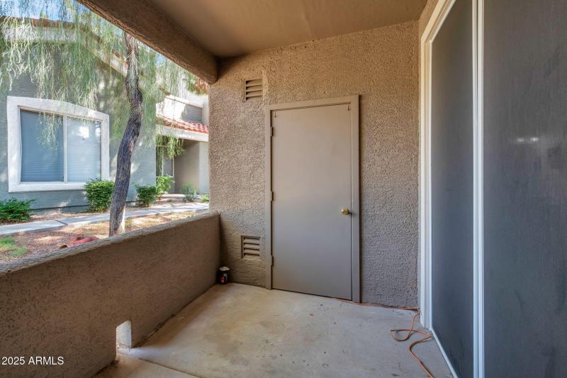 Patio and Storage