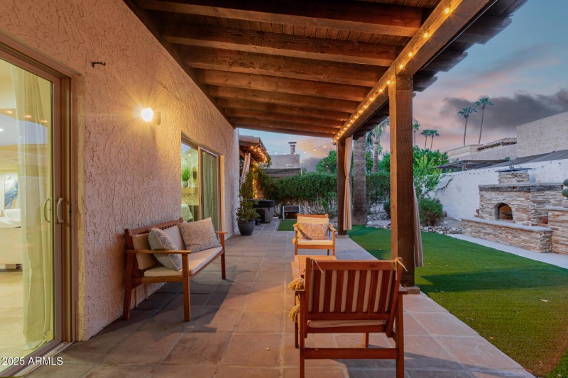 Rear of Home - Patio
