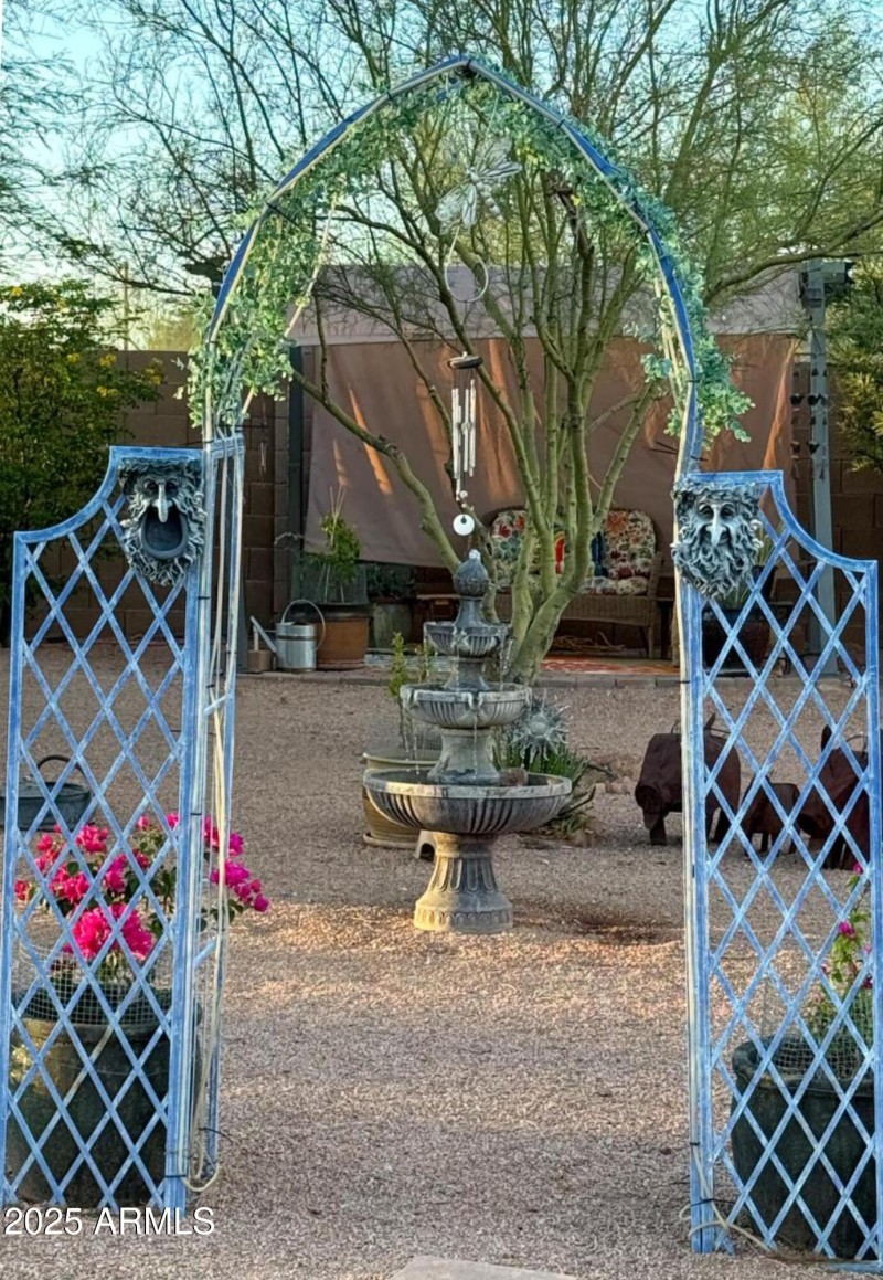 fountain area