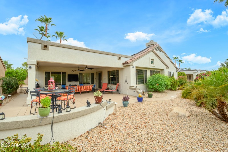 Rear Patio Day Angled