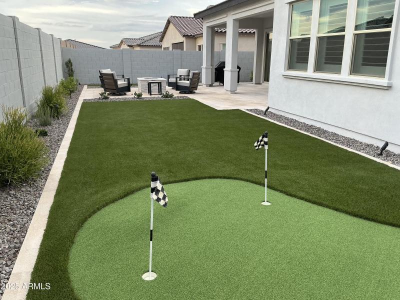 Putting Green Backyard
