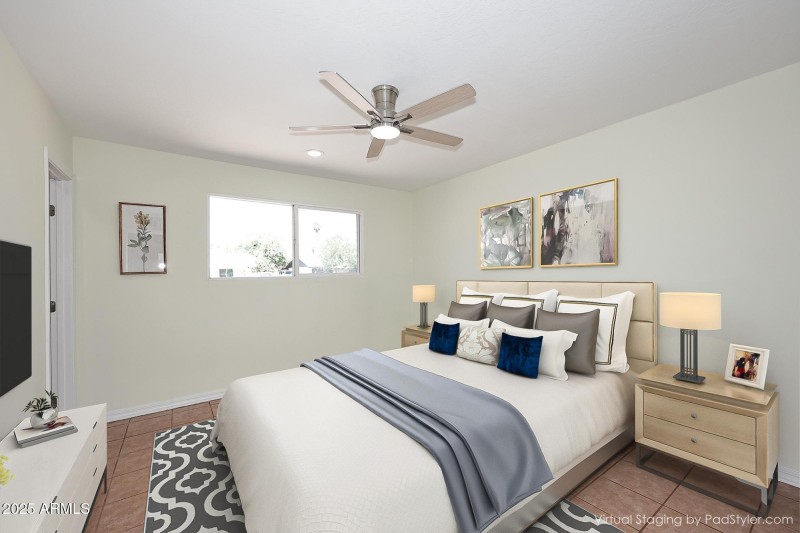 Staged Photo Primary Bedroom