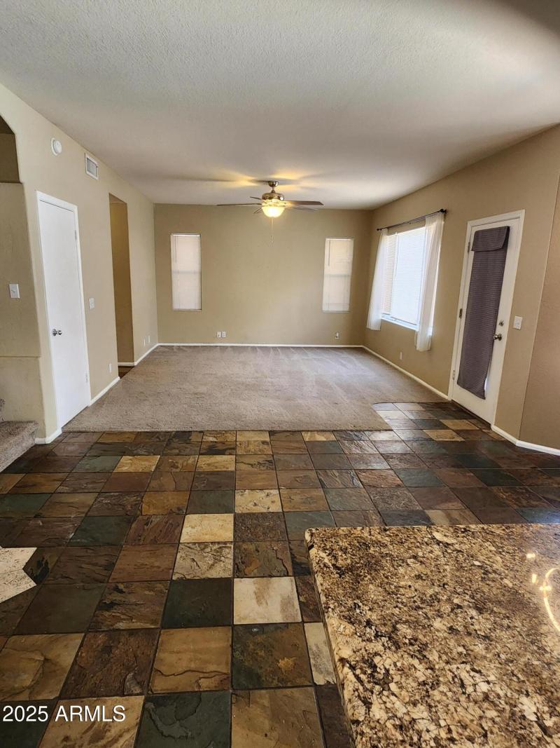 Large Family Rm adjacent to Kitchen