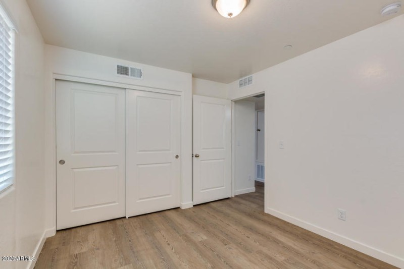 BEDROOM 2 WITH CLOSETS