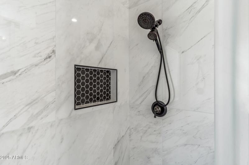 Primary bathroom shower