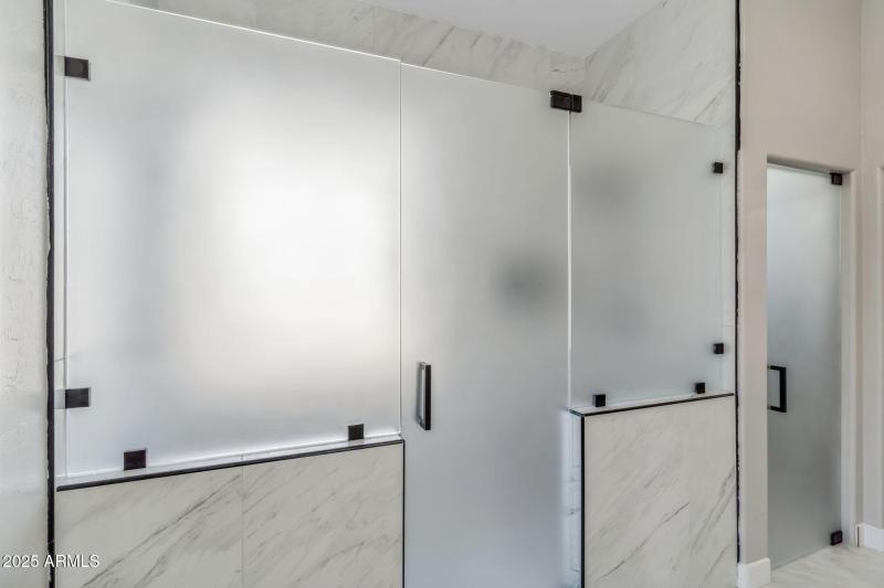 Primary bathroom shower