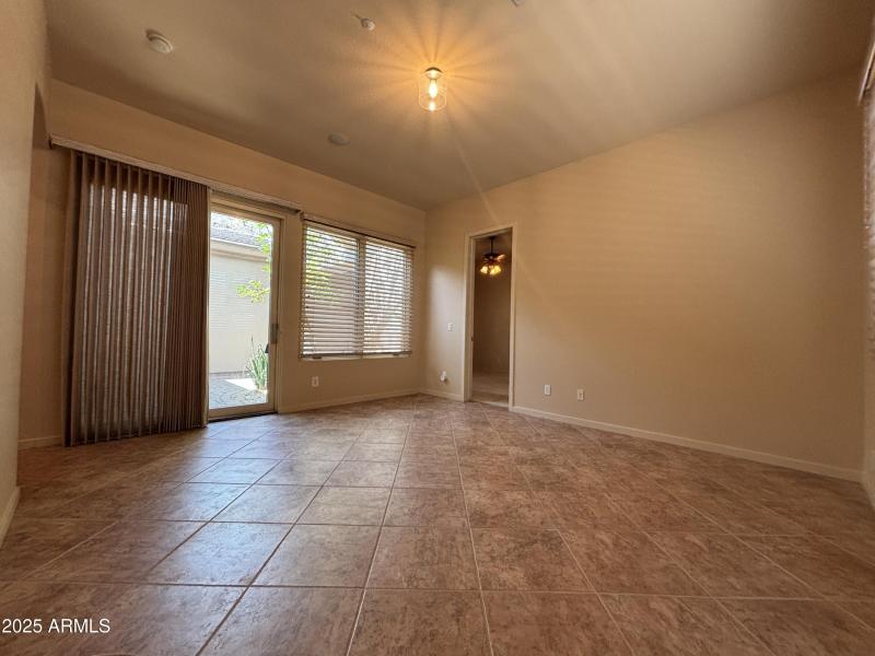 View towards courtyard