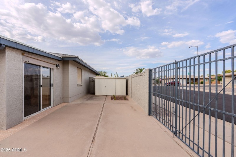 South Backyard with RV Gate