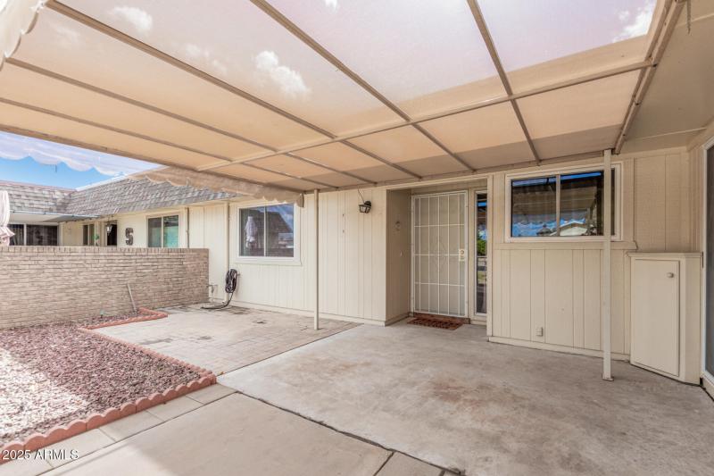 Gated Front Courtyard