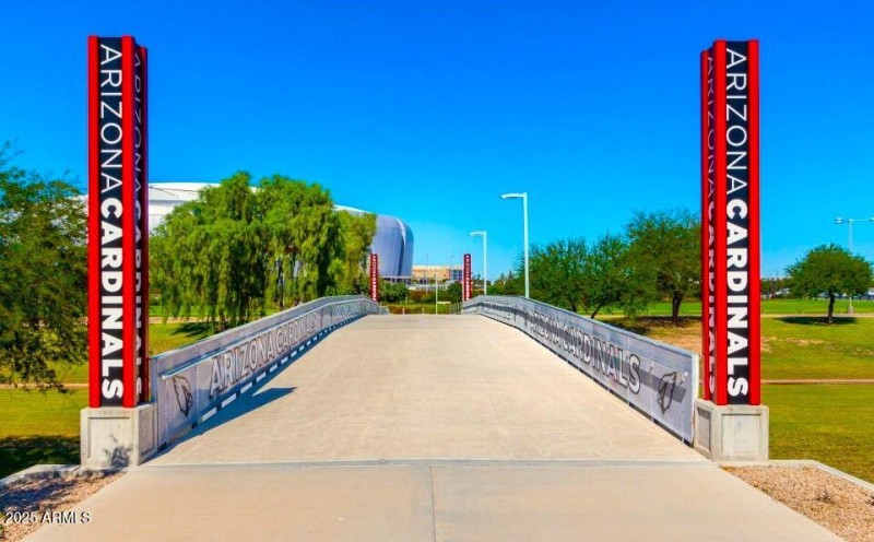 AZ CARDINALS STADIUM bridge entry