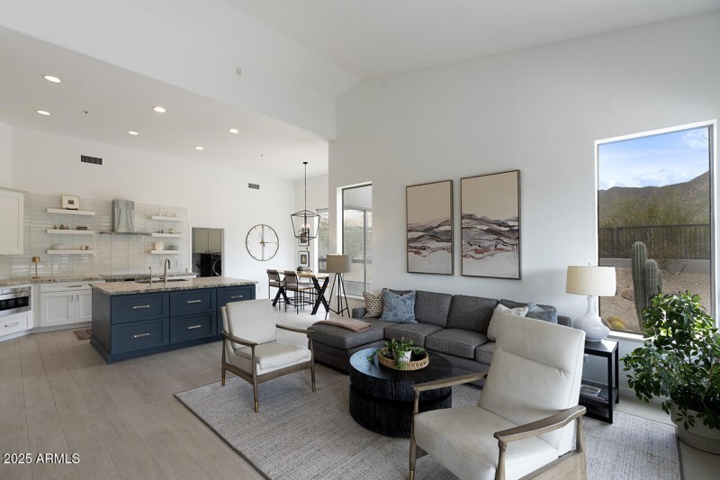 Family Room Open to Kitchen