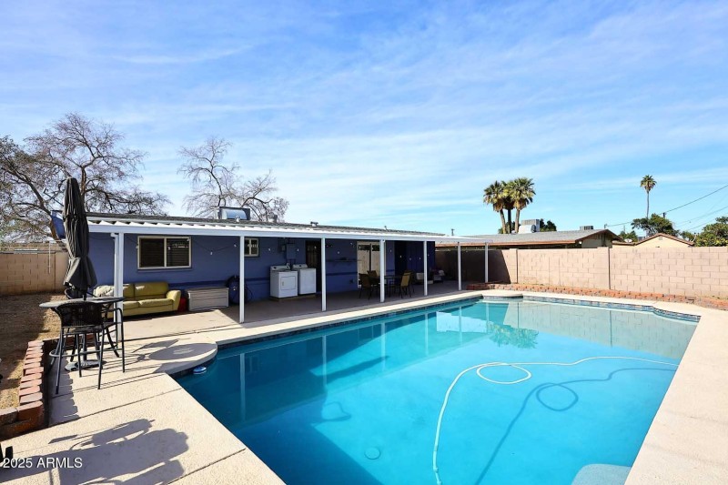 Backyard pool