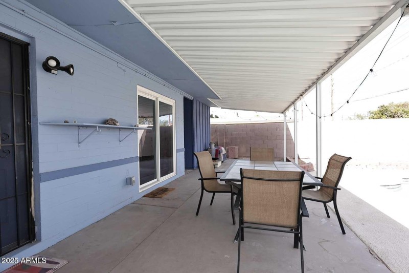 Patio area
