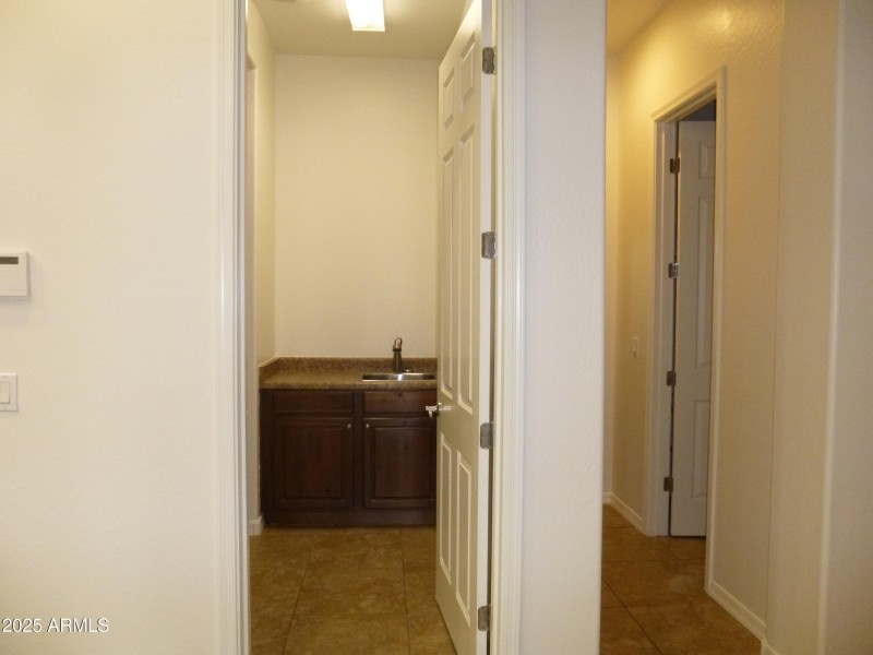 Inside Laundry & sink