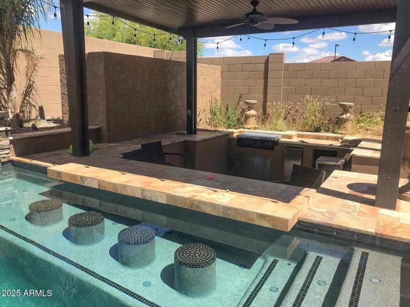 Ramada with Built in BBQ