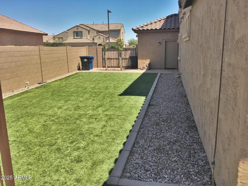 Side yard with RV Gate