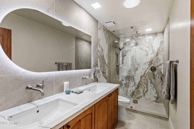 Full Bath off Kitchen