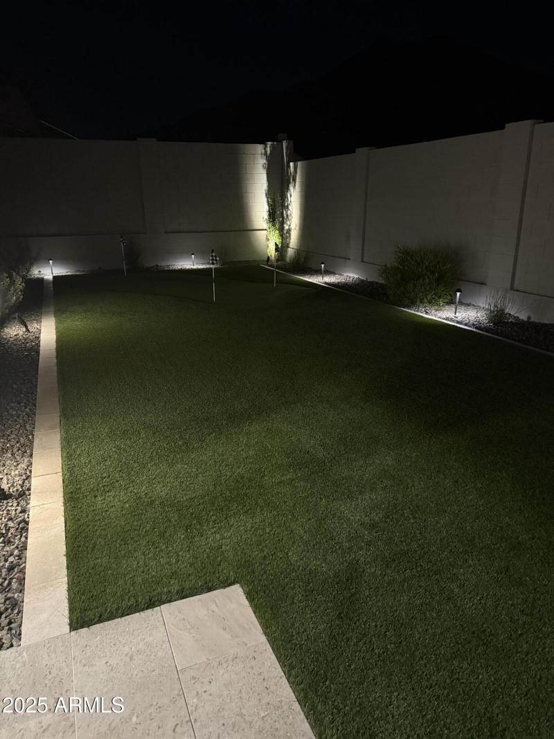 Lighted Putting Green