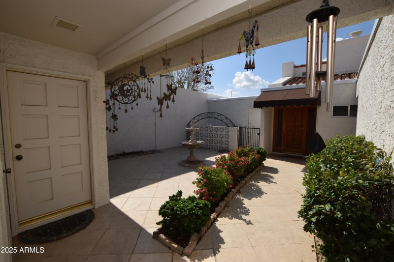 Courtyard and Entrance To Casita