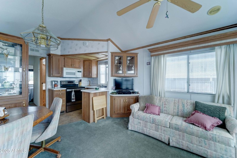 work and relax in the main room