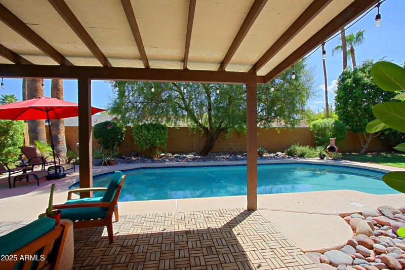 Covered patio