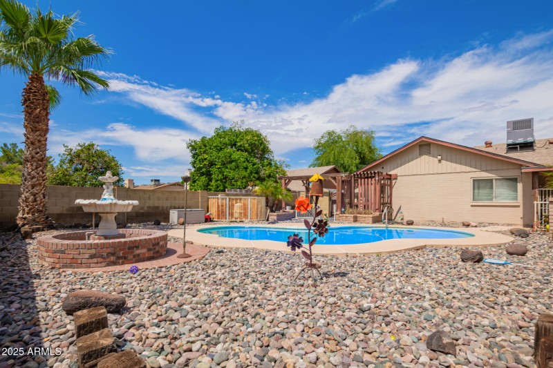 Pool Facing West