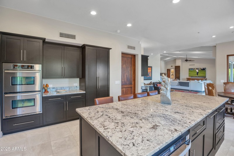 Open concept kitchen