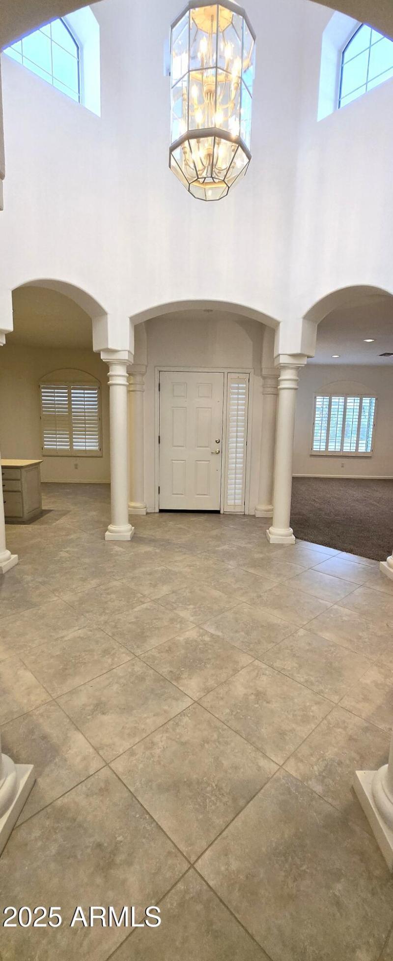 Foyer Looking At Front Door