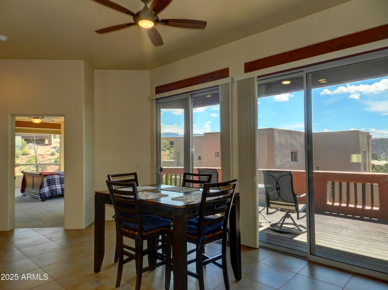 Dining Area with Deck Access