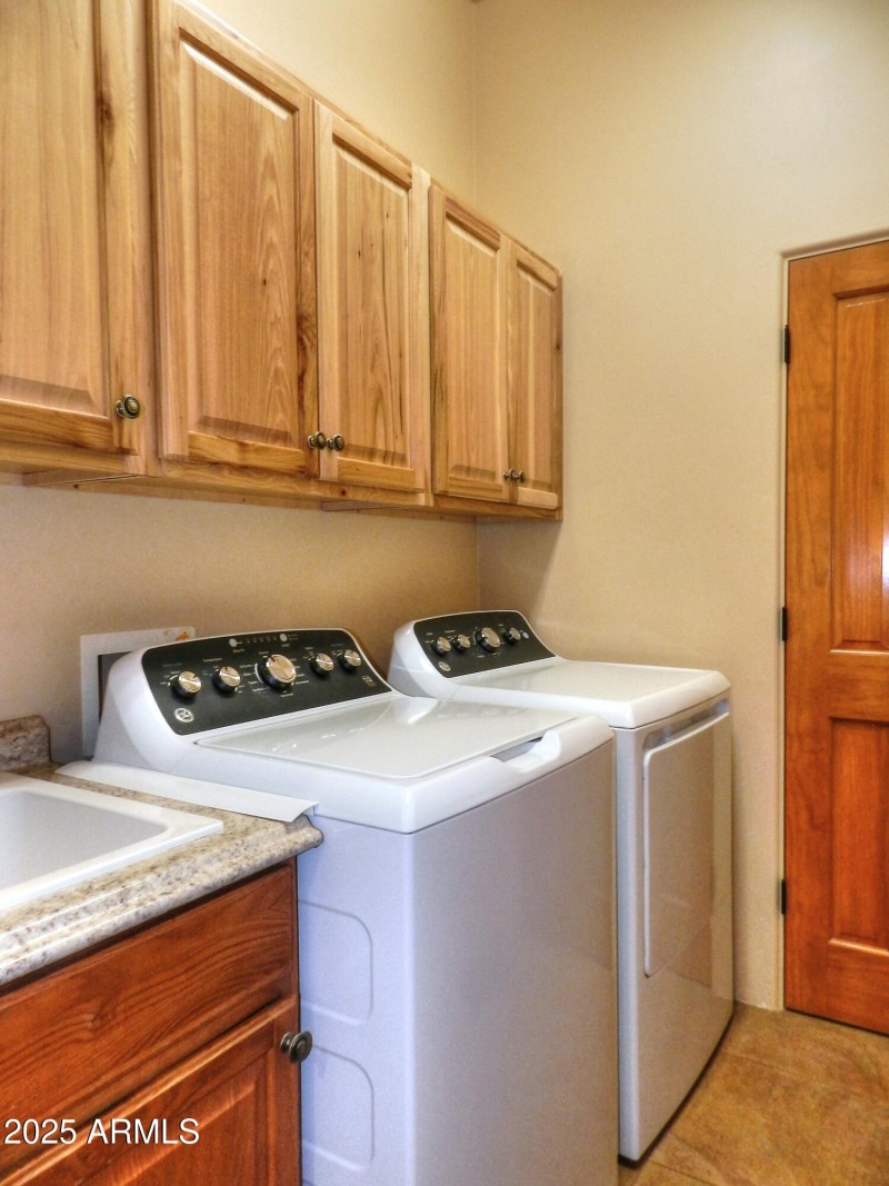 Laundry Room w/ Storage & Wash Sink