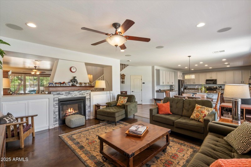 Living Room to Kitchen