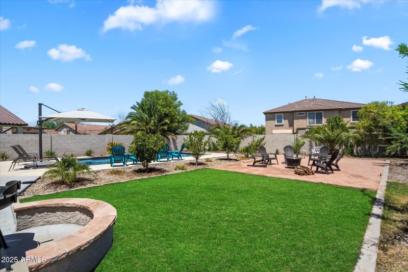 Space for all backyard activities