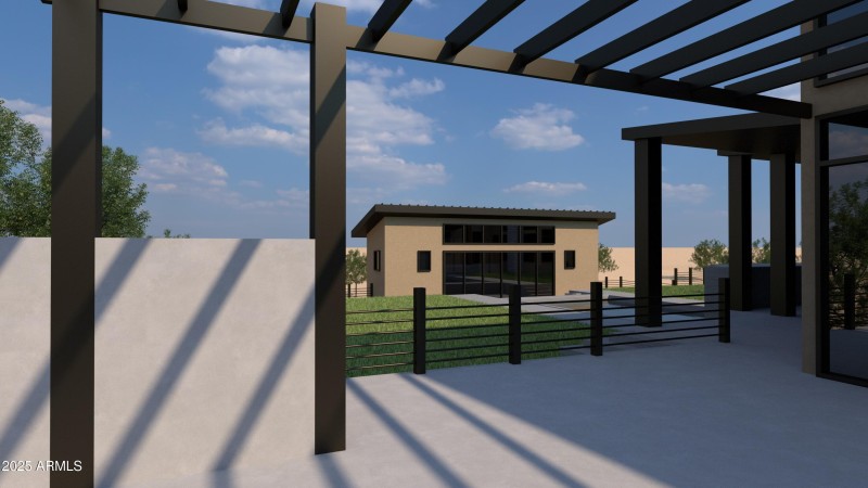 Rendering - Separate guest house