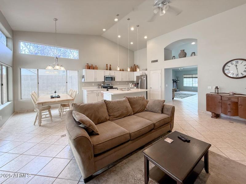 Family room to Awesome Open Kitchen