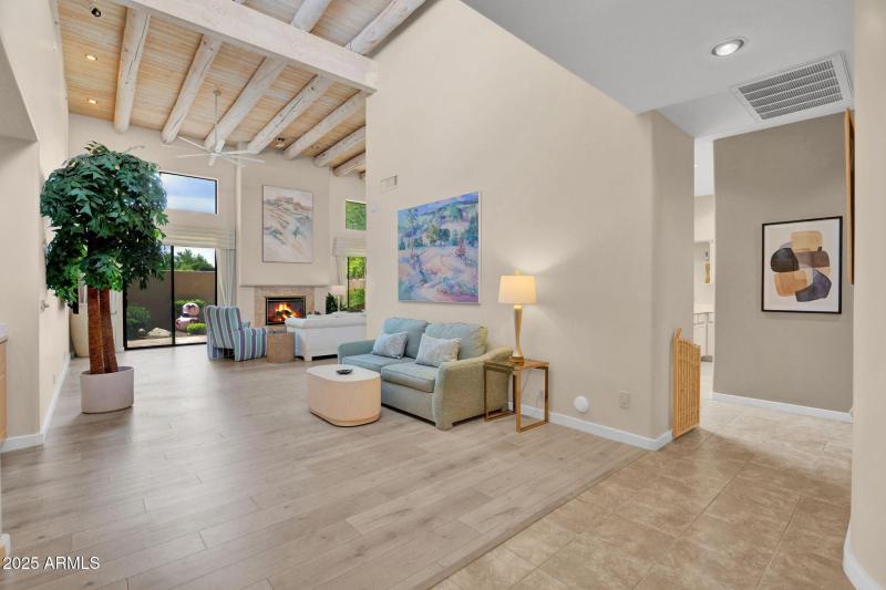 Front Entrance to Living