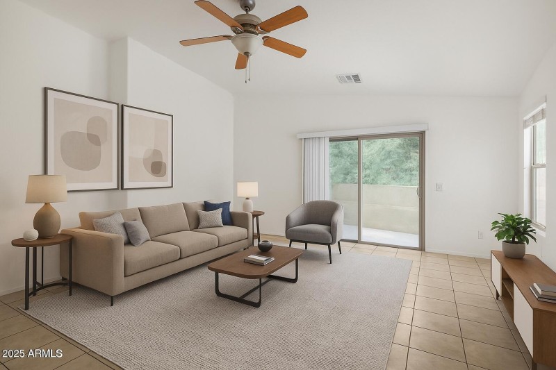 Bright and Serene Living Room