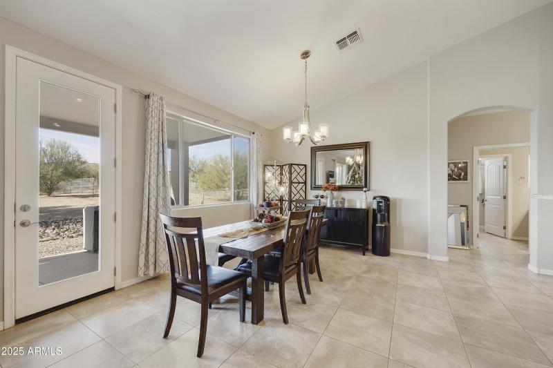 Dining View Towards Bedrooms