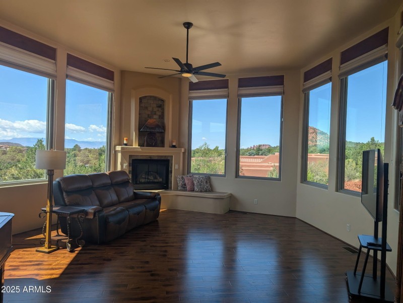 Living Room with Nooks and Bench Seat