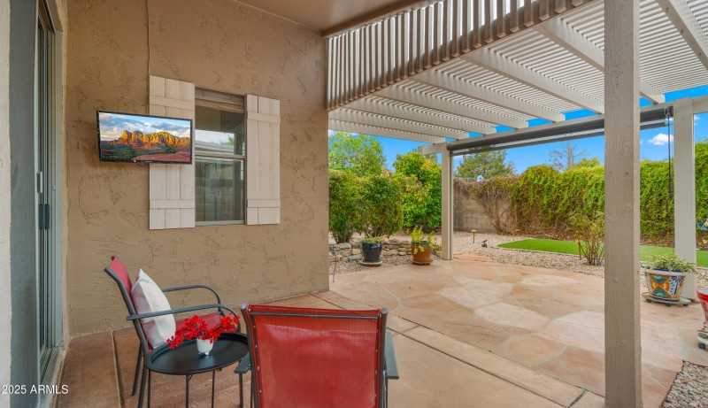 Covered Patio and Extended Pergola