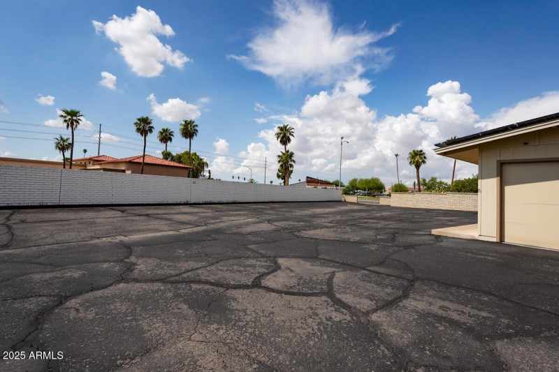 Additional parking on side