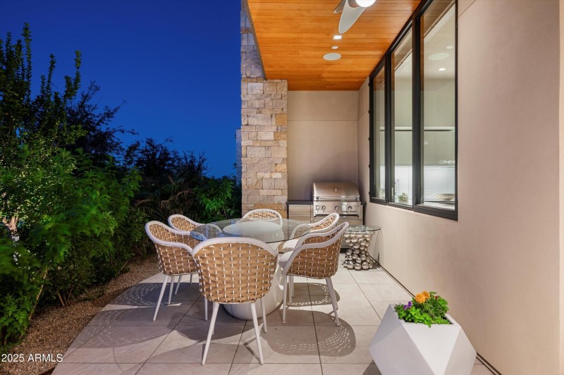 054_Covered Patio Twilight