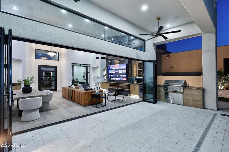 Night-Covered Patio