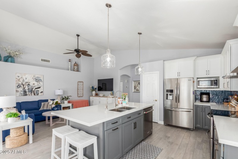 Desirable Open Floorplan